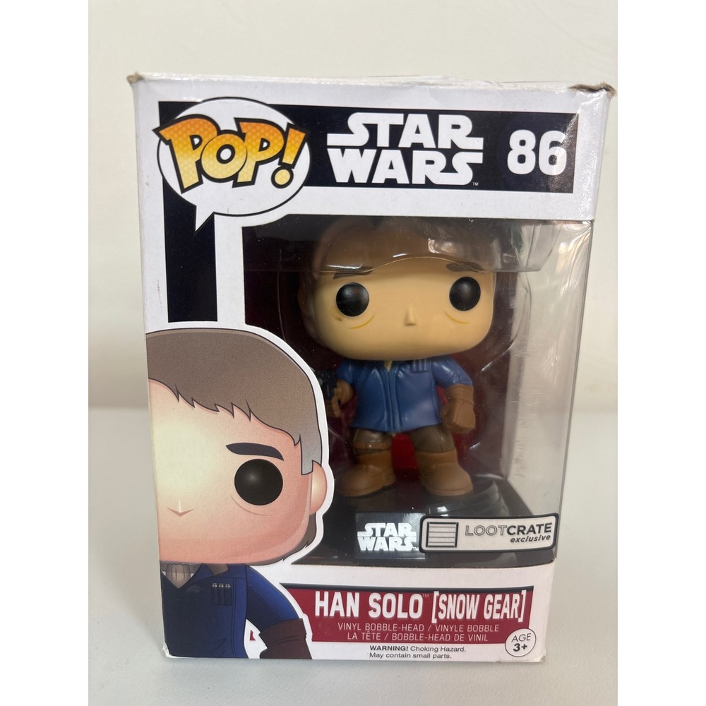 Funko Pop Star Wars Han Solo Snow Gear 86 Loot Crate Exclusive Force Awakens